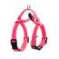 Banhamsisun M Pink Dog Double-Lined Straps Harness and Lead Set Leash Adjustable No Pull