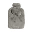 J.Elliot Home Amara Hot Water Bottle with Super Plush Faux Fur Cover Grey