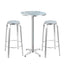 Gardeon 3-Piece Outdoor Bar Set Bistro Table Stools Adjustable Round Cafe