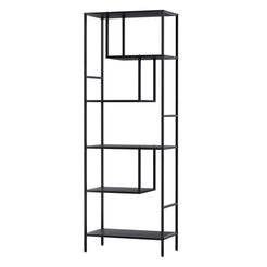 Artiss Bookshelf 5 Tiers RHYS Black