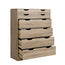 Artiss 6 Chest of Drawers - MYLA Oak