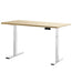 Artiss Standing Desk Motorised Dual Motor 140CM White Oak