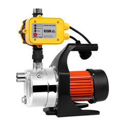 Giantz Garden Water Jet Pump High Pressure 800W Tank Rain Farm Irrigation Yellow