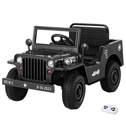 Rigo Kids Electric Ride On Car Jeep / Military / Off Road Toy Cars Remote 12V