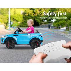 Kids Electric Ride On Car Land Rover Licensed Toy Cars Remote 12V Battery