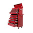 Giantz 14 Drawer Tool Box Cabinet Chest Mechanic Garage Storage Trolley Red