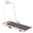 Everfit Treadmill Electric Walking Pad Under Desk Home Gym Fitness 400mm Pink