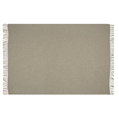 Brighton Throw - 100% NZ Wool - Beige