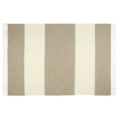 Brighton Throw - 100% NZ Wool -  Stone