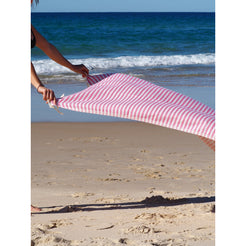 PORTSEA TURKISH COTTON TOWEL - ROSE