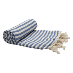 PORTSEA TURKISH COTTON TOWEL - DENIM