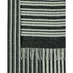 Richmond Throw - Reclaimed Wool Blend - Monochrome