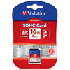 VERBATIM SDHC 16GB (Class 10) Up to 45MB/Sec 300X read speed