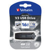 Verbatim 16GB V3 USB 3.0 Grey Store'n'Go V3 Retractable