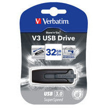 Verbatim 32GB V3 USB 3.0 Grey Store'n'Go V3 - Retractable