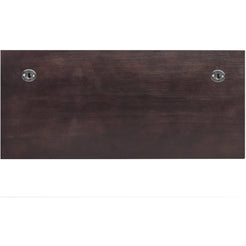 Wood Entryway Coat Rack with 2 Leather Tray(Brown)