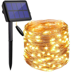 200 Waterproof LED Solar Fairy Light Outdoor with 8 Lighting Modes for Home,Garden and Decoration