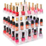 3 Tier 360 Rotating Display Rack Organizer Stand for Clear Nail Polish and Makeup Cosmetics with Acrylic Guard