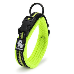 Heavy Duty Reflective Collar Neon Yellow 2XS