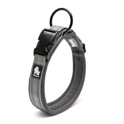 Heavy Duty Reflective Collar Grey L