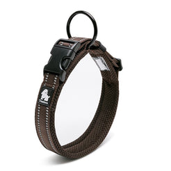 Heavy Duty Reflective Collar Brown 3XL