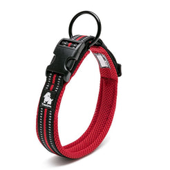 Heavy Duty Reflective Collar Red S