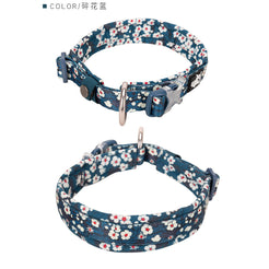 Floral Collar Saxony Blue 2XS