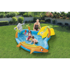 Bestway 273L Inflatable Sea Life Water Fun Park Pool with Slide - 2.8m x 87cm