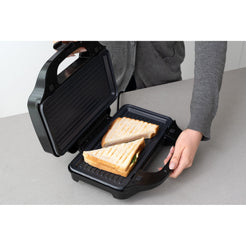 Sandwich Press w/ 3 Interchangeable Plates Incl Toasties & Waffles