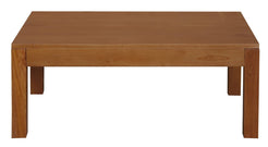 Amsterdam Solid Mahogany Timber Coffee Table (Light Pecan)