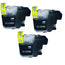 Compatible Premium Ink Cartridges LC133BK  Black Triple Pack  - for use in Brother Printers