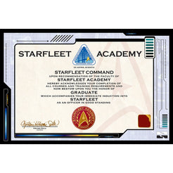 Star Trek Certificate Poster