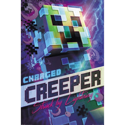 Minecraft Charged Creeper - Poster
