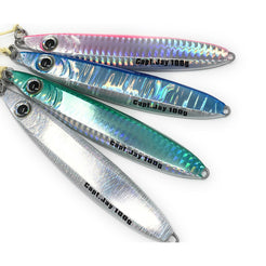 Capt Jay Fishing Saltwater jigs Speed Jigging Slow Jigging Pitching Lures (5pcs, mixed colour)