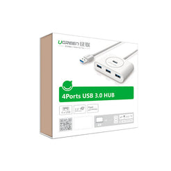 UGREEN USB 3.0 4 Ports Hub White 1M (20283)