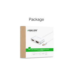 UGREEN Mini DP to HDMI/VGA converter Silver (20421)