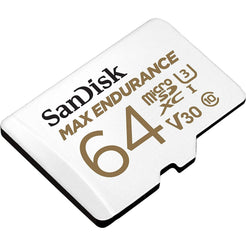 SanDisk 64GB Max Endurance MicroSDXC Card - UHS-I C10 U3 V30, 100MB/s R, 40MB/s W