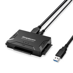 Simplecom SA492 USB 3.0 to 2.5/3.5/5.25 inch SATA IDE Adapter with Power Supply