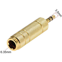 3.5mm male to 6.35mm 1/4