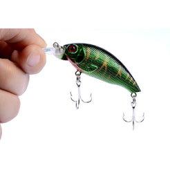 4x 7.5cm Popper Crank Bait Fishing Lure Lures Surface Tackle Saltwater