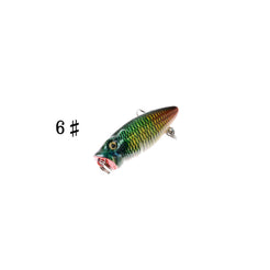 6X 3.5cm Popper Poppers Fishing Lure Lures Surface Tackle Fresh Saltwater