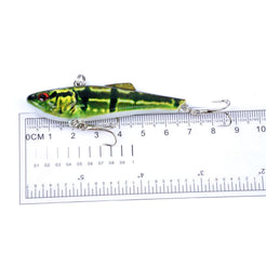 6x 7cm Vib Bait Fishing Lure Lures Hook Tackle Saltwater