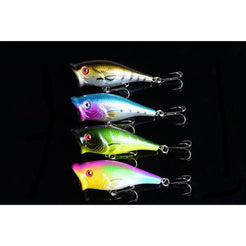 4X 6.5cm Popper Poppers Fishing Lure Lures Surface Tackle Fresh Saltwater