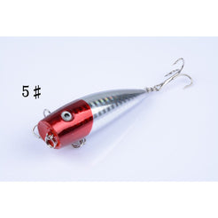 5X 7cm Popper Poppers Fishing Lure Lures Surface Tackle Fresh Saltwater