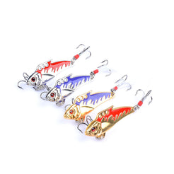 4X 8g Fishing Switchblade Blade VIBE VIB Metal Lures 50mm