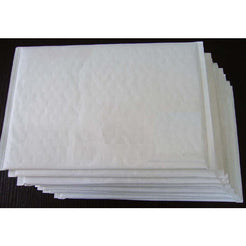 100-Pack White Bubble Padded Bag - 360x300mm - Lightweight & Durable Shipping Mailer Envelope