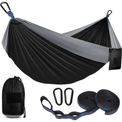 Black & Grey Camping Hammock