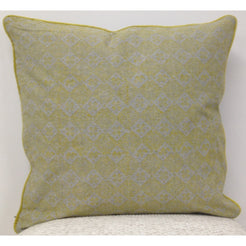 Azuk Mustard Yellow & Grey Cushion Cover