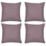 Pack of 4 Fern Rose Soft Pink & White Cushion Covers Made In Europe