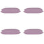 Pack of 4 Dandi Fuchsia Plum Purple & White Rectangle Cushion Covers